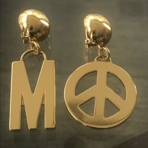 Authentic Moschino earrings